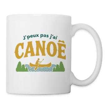 J'peux pas j'ai CANOË - Mug blanc - blanc - Droite