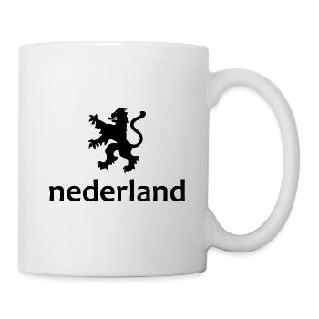 Niederlande - Nederland - Netherlands - Lion Löwe - Tasse - Weiß - Rechts