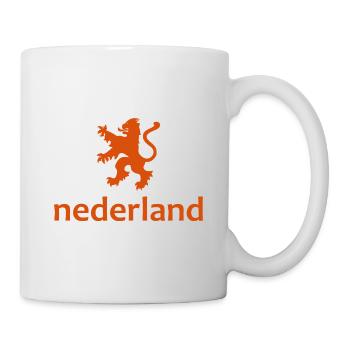 Niederlande - Nederland - Netherlands - Lion Löwe - Tasse - Weiß - Rechts