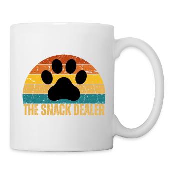 Marchand de snacks Retro Paw - Mug blanc - blanc - Droite