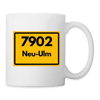 ALTE POSTLEITZAHL 7902 PLZ 89231 NEU ULM BAYERN - Tasse - Weiß - Rechts