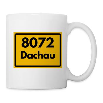 ALTE POSTLEITZAHL 8072 PLZ 85221 DACHAU BAYERN - Tasse - Weiß - Rechts