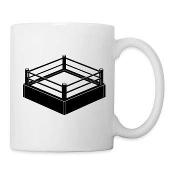 Boxring - Tasse - Weiß - Rechts