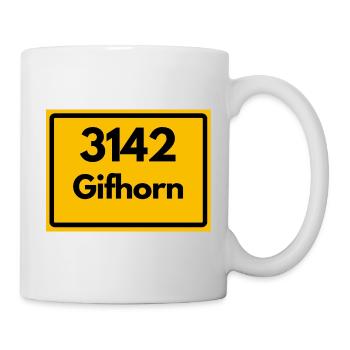 ANCIEN CODI POSTAL 3142 POSTE 38518 GIFHORN - Mug blanc - blanc - Droite