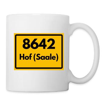 ANCIEN CODE POSTAL 8642 POSTE 95028 HOF SAALE, BAVIÈRE - Mug blanc - blanc - Droite