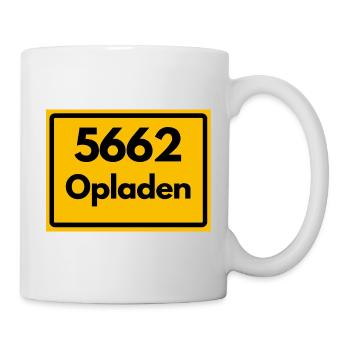 OLD POSTCODE 5662 ZIP 51379 OPLADEN NRW - Mug - white - Right