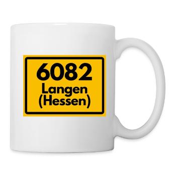 ANCIEN CODE POSTAL 6082 POSTE 63225 LANGEN HESSEN - Mug blanc - blanc - Droite