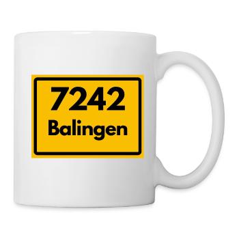 ALTE POSTLEITZAHL 7242 PLZ 72336 BALINGEN BAWÜ - Tasse - Weiß - Rechts
