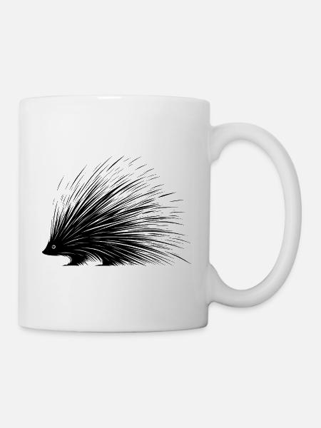 porcupine - Mug - white