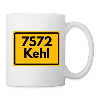 ALTE POSTLEITZAHL 7572 PLZ 77694 KEHL BAWÜ - Tasse - Weiß - Rechts