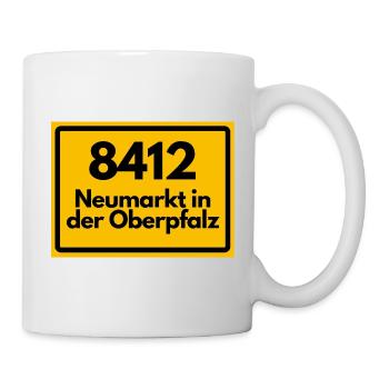 ALTE POSTLEITZAHL 8412 PLZ NEUMARKT I D OBERPFALZ - Tasse - Weiß - Rechts