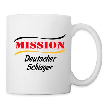 Mission Deutscher Schlager - Tasse - Weiß - Rechts