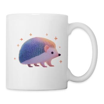 Hérisson avec des étoiles - Mug blanc - blanc - Droite