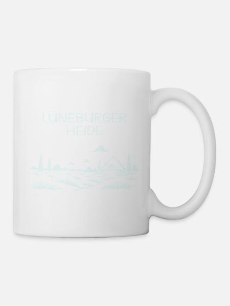 Lüneburger Heide - Tasse - Weiß