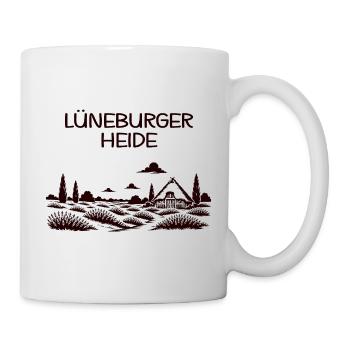 Lüneburger Heide - Tasse - Weiß - Rechts