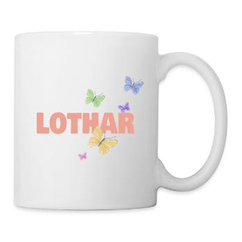 First name Lothar - Mug - white - Right