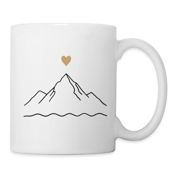 L’amour de la montagne - Mug blanc - blanc - Droite