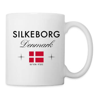 Silkeborg Dänemark Koordinaten Reise Souvenir - Tasse - Weiß - Rechts