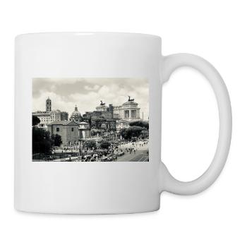 Sepia Rome: Colosseum and Square - Mug - white - Right