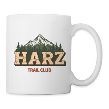 Club de sentier du Harz | Insigne vintage de plein air - Mug blanc - blanc - Droite