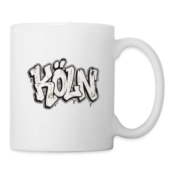 Cologne Graffiti Hip Hop - Mug - white - Right
