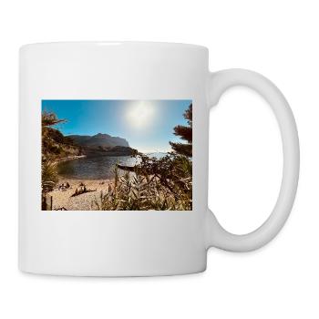 Sunny Beach Bay - Tasse - Weiß - Rechts