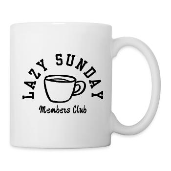 Lazy Sunday Members Club Coffee Lovers Edition - Mug - white - Right