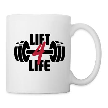 Entraînement de musculation Lift 4 Life Barbell - Mug blanc - blanc - Droite