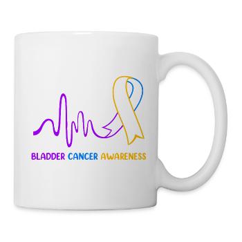 Blasenkrebs Krebs Blase - Tasse - Weiß - Rechts