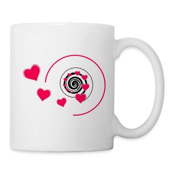 Love - Tasse - Weiß - Rechts