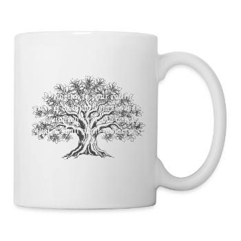 Oak Tree Toast Irish Gothic - Tasse - Weiß - Rechts