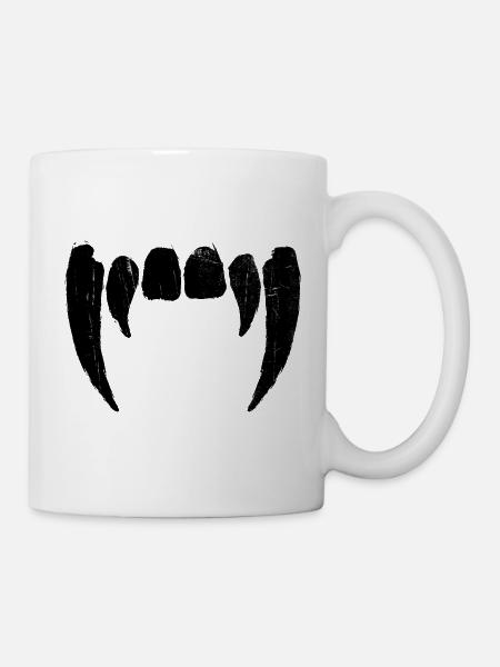 Klaue Kreis - Distressed Grafik - Tasse - Weiß