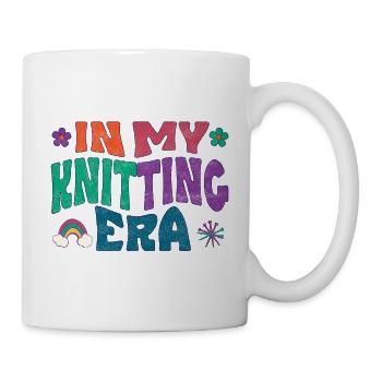 À l’époque du tricot - Mug blanc - blanc - Droite