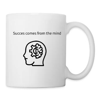 Brain and Gear Symbiosis - Mug - white - Right
