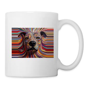 Psychedelic Staffie - 128 - Mug - white - Right