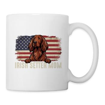 Irish Setter Mom - Red Setter Dog Owner Bird Dog - Mug - white - Right
