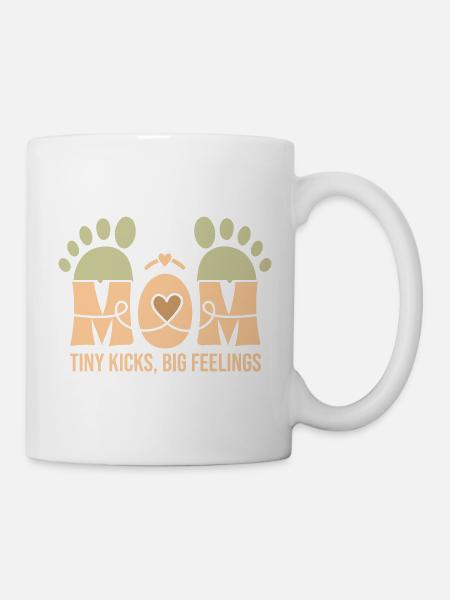 Tiny Kicks, Big Feelings – A Mother's Bond - Mug - white