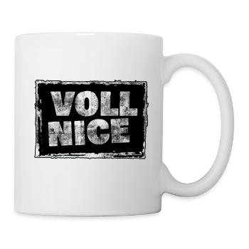 Full Nice Grunge Shirt Print - Mug - white - Right