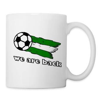 Wir sind zurück Fußball Comeback Bremen - Tasse - Weiß - Rechts