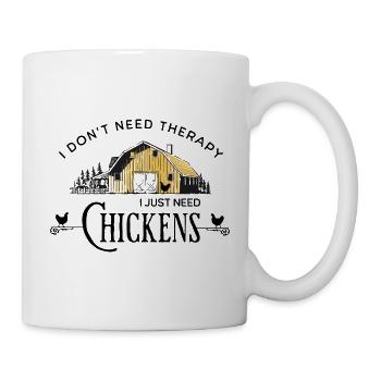 Chicken Farm Therapy - Mug - white - Right