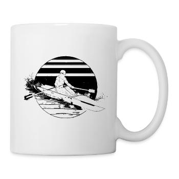 Rower Drawing - Mug - white - Right