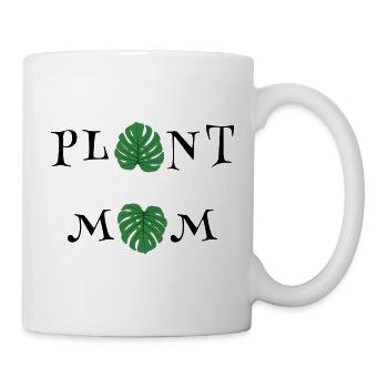 Plant Mom – Crazy Plant Lady - Tasse - Weiß - Rechts
