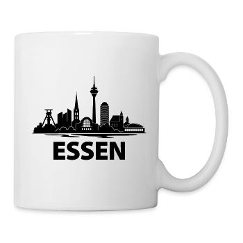 Essen Skyline - Tasse - Weiß - Rechts
