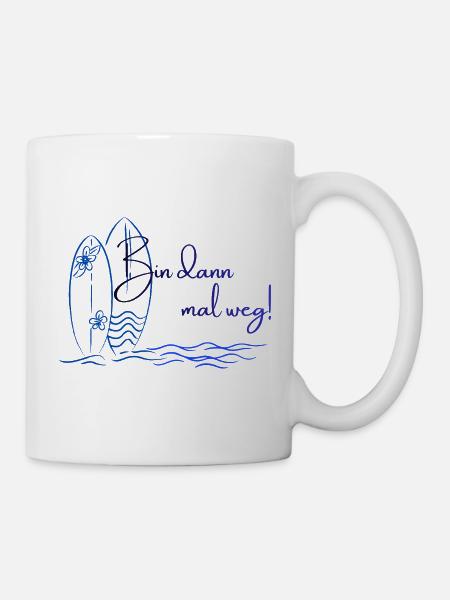 Urlaubsmodus - Surfing - Tasse - Weiß