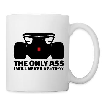 Der einzige Esel, den ich niemals zerstören werde - Tasse - Weiß - Rechts