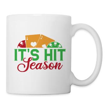 Gambling Fan It´s Hit Season Casino - Tasse - Weiß - Rechts