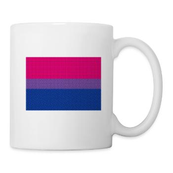 Bisexuelle Flagge - Tasse - Weiß - Rechts