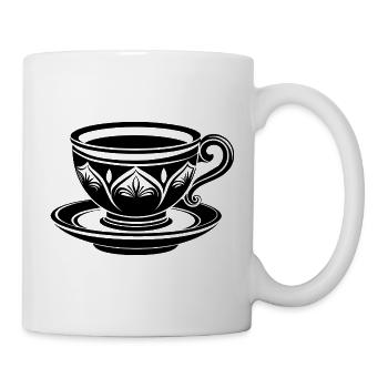 Tea Cup - Tasse - Weiß - Rechts