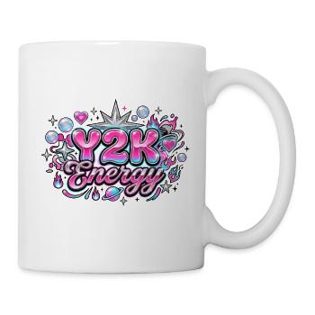 Y2K Energy 2000er-Grafik - Tasse - Weiß - Rechts