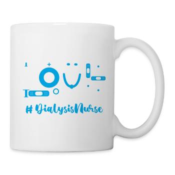 Dialyse Krankenschwester - Tasse - Weiß - Rechts